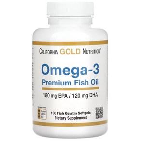 캘리포니아 골드 뉴트리션 오메가3 피쉬오일 100정 CGN Omega3 Fish Oil 1개