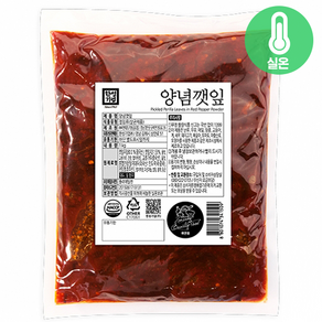 [본사직영/한성기업] 양념깻잎 1kg, 1개