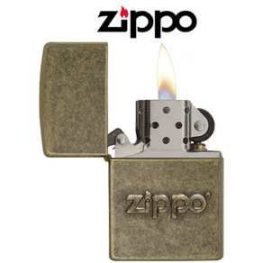 USA 정품 지포 라이터 28994 스탬프 앤틱 브라스 ZIPPO 28994 ZIPPO STAMP ANTI BRASS 한강, 1개