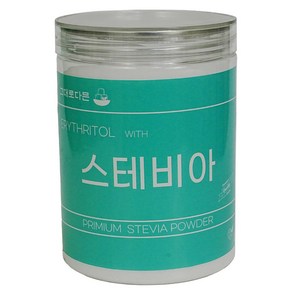 스테비아 분말 350g 에리스리톨 설탕대용 대체당 스테비아가루 단맛, 그대로다믄 스테비아 분말 350g, 1개