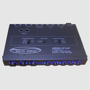 카르마엔터 차량용 EQ 프리앰프 12v/24v 버스/트럭 마이크 3EQ AMP 우퍼음향 컨트롤 자동차 파워앰프 MIC 음질개선용 프리엠프