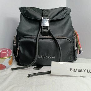 bimba y lola 여성 백팩 심플 패션 스포츠 백팩 대외무역 등산가방 3 배색