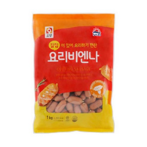 사조오양 칼집 요리비엔나 칼집낸 문어소세지, 6개, 1kg