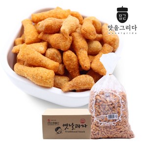 맛을그리다 닭다리형 꼬꼬스낵 / 추억의 옛날과자 치킨맛 간식, 1.6kg, 2개