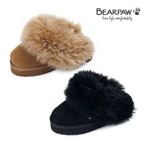 [백화점몰] 베어파우 여성 겨울 신발 (BEARPAW) MONICA 양털 슬리퍼 (womens) 2종 택1 4CM 어그