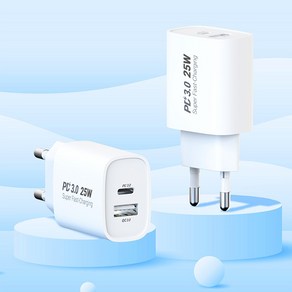 갤럭시노트20 노트20울트라 N986N N981N 초고속충전기 25W 2포트 USB CtoC 듀얼충전기 PPS PD초고속충전기 PD급속충전기 C타입 충전기, CtoC케이블(1.2M), 1개