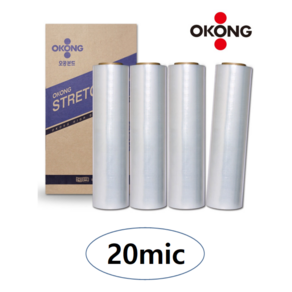 오공 스트레치필름 20mic x500mmx300m 1box(4개입)yestto, 4개