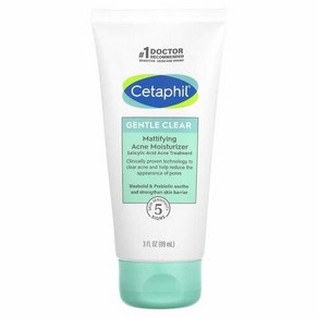 Cetaphil 젠틀 클리어 매티파잉 여드름 모이스처라이저 89ml 3 fl oz), 1개