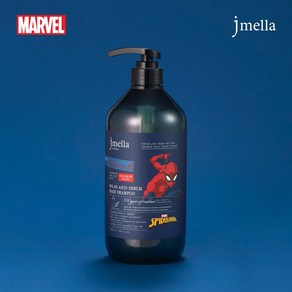 제이멜라 마블 스파이더맨 우드 앤 솔트 지성 쿨링 헤어 퍼퓸 샴푸 1000ml (유통기한 2025.08.28)