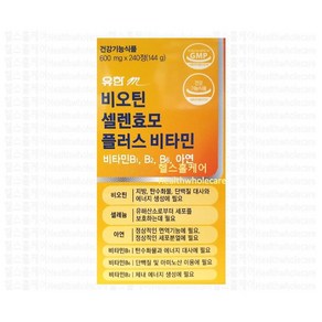 유한메디카 유한M 비오틴 셀렌효모 플러스 비타민 600mg 셀레늄 비오틴 비타민, 1개, 240정