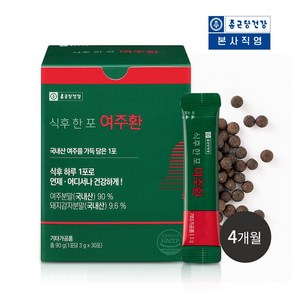 [4개월/4상자] 식후한포 여주환, 120개, 90g