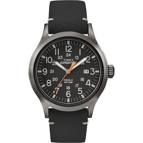 Timex 남성용 익스페디션 스카우트 40mm 시계 블랙/블랙