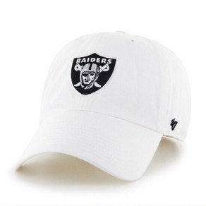 [47BRAND] OAKLAND RAIDERS WHITE 클린업 언스트럭