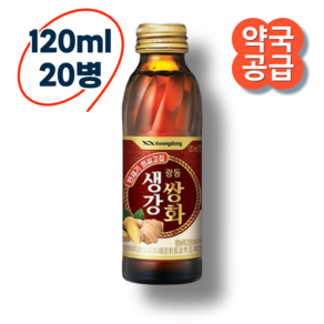 광동제약 광동 생강쌍화, 20개, 120ml