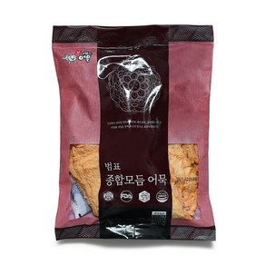 범표어묵 부산오뎅 어묵탕 오뎅탕 볶음 조림 간식 전통 모듬 어묵, 1kg, 1개