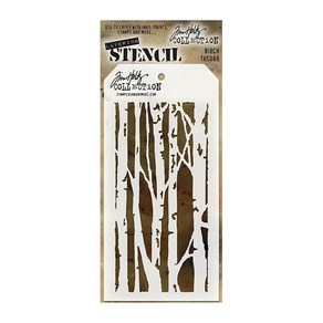 공예몰 TIM HOLTZ LAYERED STENCIL 스텐실 도안, THS069 Bich, 1개