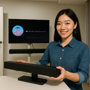 24년식 삼탠바이미 거치대 호환 사운드바거치대 무타공 선반 스탠드 기둥지름 50mm이하, 블랙, 1개