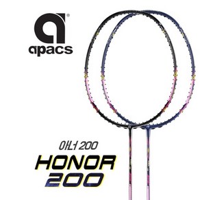 APACS 아펙스 아너 200 신소재 카본 배드민턴라켓, 단품, 1개