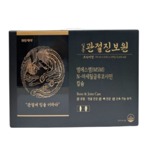 관절진보원 프리미엄 30포 MSM N-아세틸글루코사민 관절영양제 칼슘, 70ml, 30개