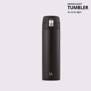 락앤락 보온보냉 원터치 모노라이트 텀블러500ml [샤인리빙], LHC3220 (블랙), 500ml