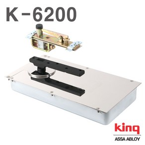 삼화정밀 KING K-6200 플로어힌지 강화도어 스텐레스 도어, 1개