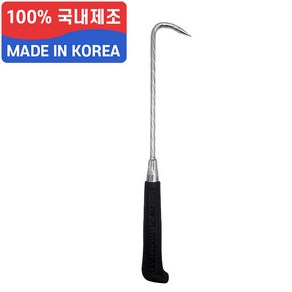 국산 강선 갈고리 갈구리 다용도 와이어 꽈배기 가마 갈퀴 430mm, 1개