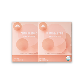 하루하루 콜라겐 3g x 30포 2세트 저분자 피쉬 콜라겐, 90g, 2개