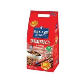 [KT알파쇼핑]맥스웰 커피믹스 오리지날 180T(총360T), 2개, 180개입, 2.16kg