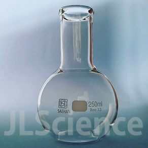 [JLS] SH Boo3.3 Flat - Bottom Flask 넓적바닥플라스크 (Koea) 평바닥플라스크, 250ml