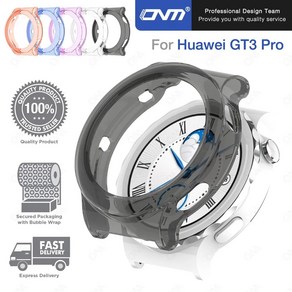 화웨이 시계 GT3 GT 3 Po GT2 GT2E 2 2E 43MM 46MM Smatwatch 범퍼 소프트 TPU 보호 커버 용 실리콘 케이스