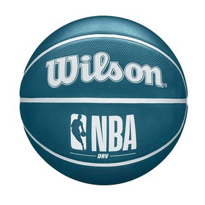 WILSON NBA DRV 플러스 바이브 아웃도어 농구공 - 사이즈 12.7-69.9cm(5-27.5인치) 블랙/블루