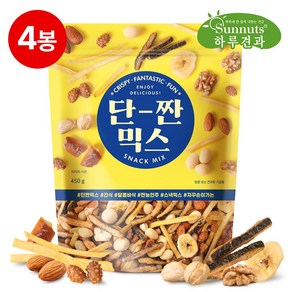 단짠믹스 스낵, 450g, 4개