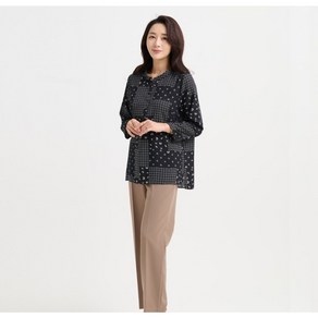 [이헌영] 초여름부터 초가을까지 입는 차이나넥 블라우스 23CS5052B3