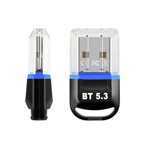 슈퍼그린 블루투스 동글 5.3 동글 무선 컴퓨터 USB 노트북 PC 동글이 에어팟 이어폰, 1, 블루투스 5.3 USB 동글 - 블루