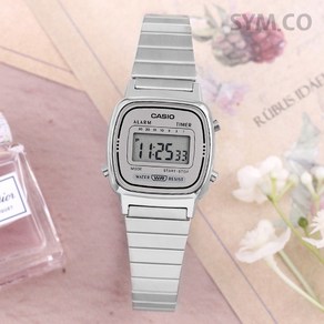 타임플래닛 CASIO LA670WA-7D 카시오 시계 메탈밴드