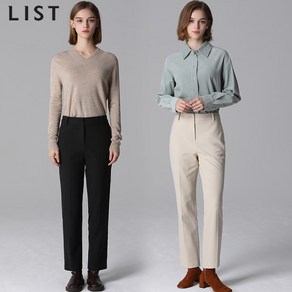 [리스트(LIST)] 탄탄한 포멀 슬림 팬츠 (택가격178000원)