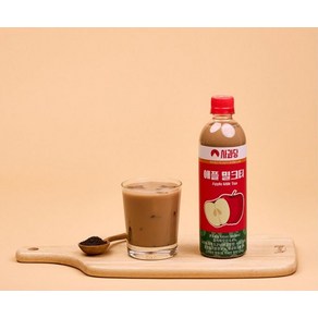 [밀크티]사과당 산뜻한 애플 밀크티 500ml 24개, 0.5l