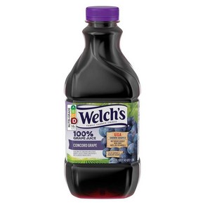 Welch's 웰치스 100% 콩코드 포도주스, 1개, 1.36L