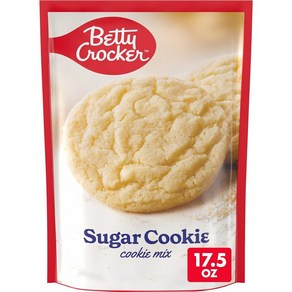 Betty Cocke Suga Cookies Cookie Baking Mix 17.5 oz 베티 크로커 설탕 쿠키 쿠키 베이킹 믹스 17.5온스, 1개, 496g