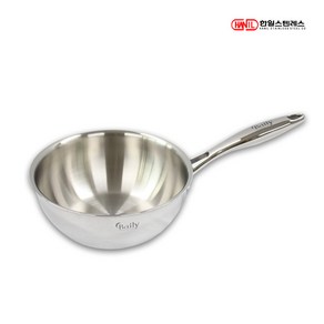 [한일스텐레스] 베일리 IH인덕션 통5중 스텐304 궁중팬 20cm, 1개