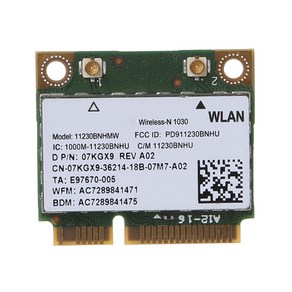 Intel 103011230BNHMW 무선 하프 미니 PCI-E 카드 WIFI WLAN 블루투스 호환 내부 네트워크 카드 802.11b/g/n