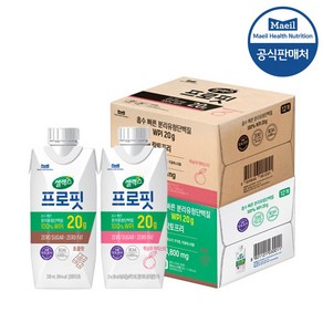 셀렉스웨이프로틴 330ml 초콜릿 12개입+ 복숭아 12개입