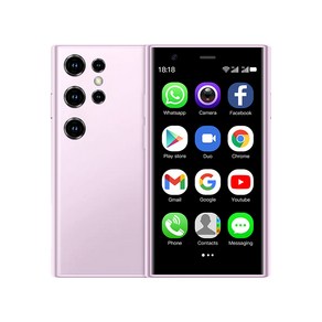 SOYES S23 Po 3.0인치 소형 안드로이드 8.1 스마트폰 2GB RAM 16GB ROM 듀얼 SIM 대기 1000mAh 3G 네트워크 소형 휴대폰, 퍼플