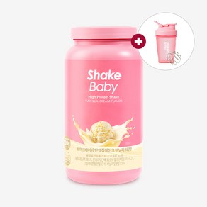 쉐이크베이비 시즌3 하이프로틴 바닐라크림맛 700g 단백질 식사대용 쉐이크, ⑥바닐라크림 700g + 그레이보틀 1개, 1개