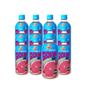 델몬트 모아비 자몽크랜베리 제로, 12개, 500ml