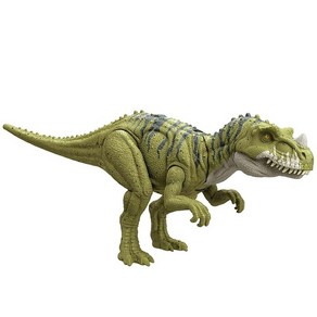 마텔 쥬라기 월드(JURASSIC WORLD) 액션 짖어! 케라토사우루스 어린이용 공룡 장난감 총길이 약 32.7cm 4세부터 그린 HTK74, 1개