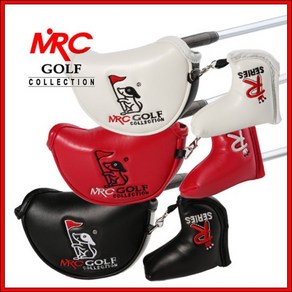 MRC GOLF NW STYLE 미드 반달형 퍼터커버 - MRPC-1301, 화이트/Fee