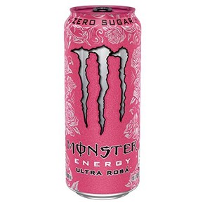 Monster Energy Zero Sugar Ultra Rosa - 16 ounce 몬스터 에너지 제로 슈가 울트라 로사 - 16온스