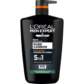 로레알 LOREAL 맨 샤워 젤 퓨어 카본 1000ml, 1개