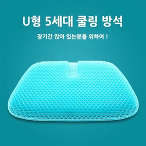 2종 Colo U형 최신 5세대 쿨링 방석 커버증정, 민트